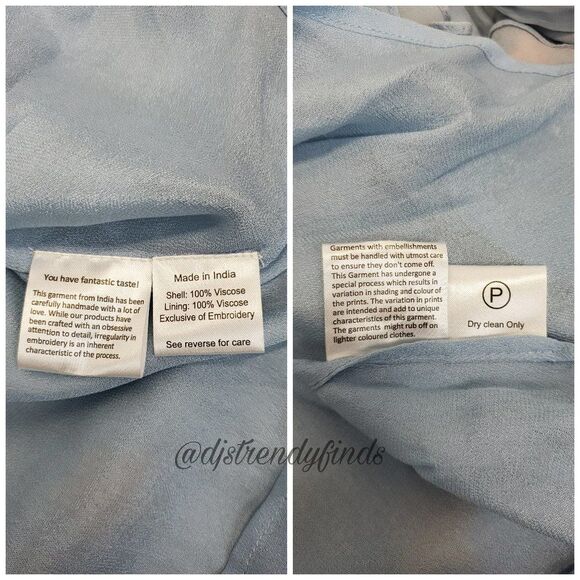 Rococo Sand Georgette Sequined Tunic Mini Dress - Picture 9 of 10